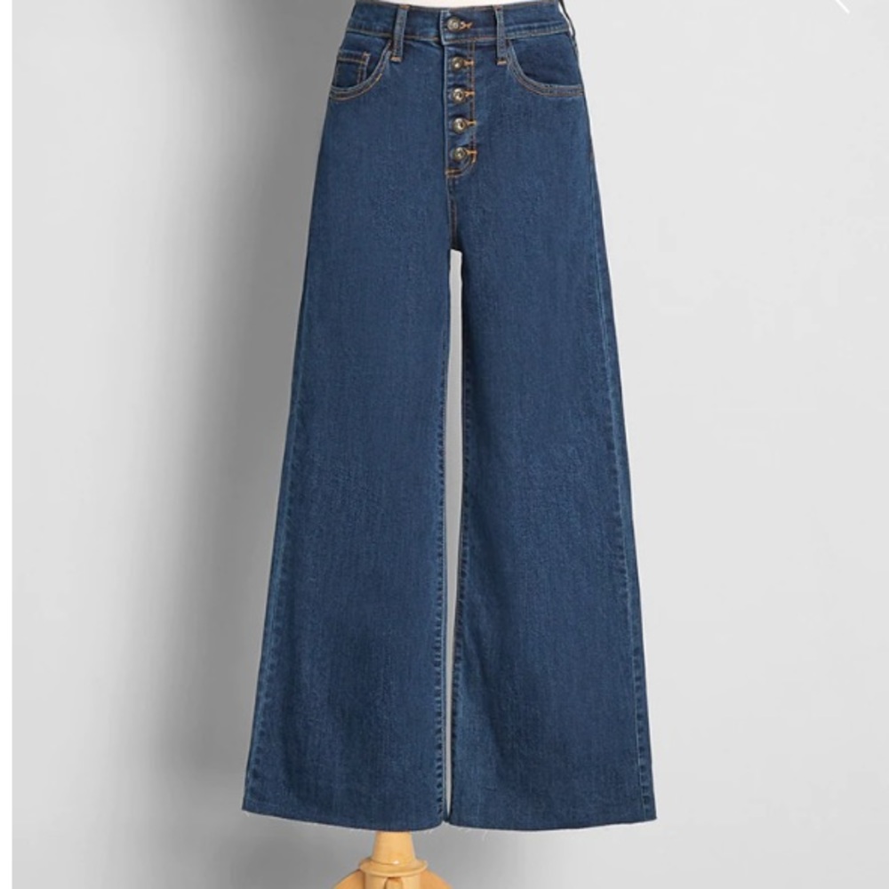 wide leg crop jeans